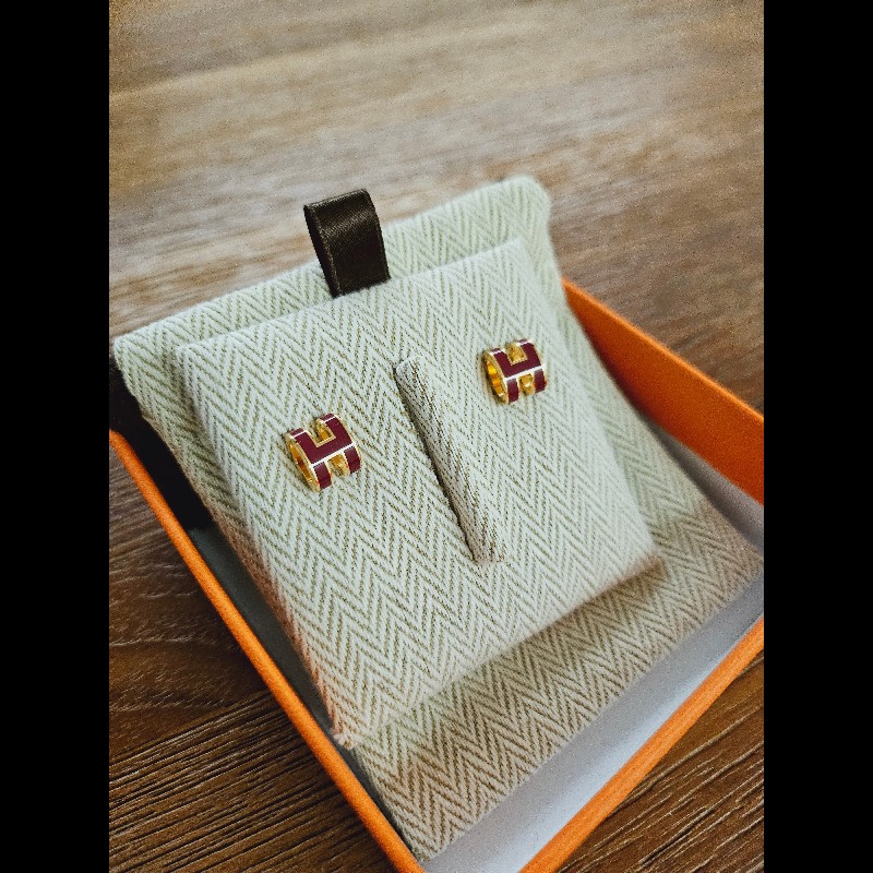 (全新品)愛馬仕mini pop H耳環-1