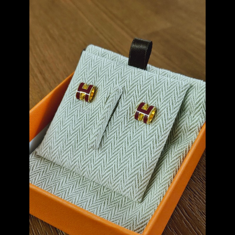 (全新品)愛馬仕mini pop H耳環-3