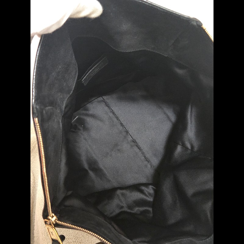 Ysl 聖羅蘭 黑色 皮革 金屬釦 肩背包 手提包-28