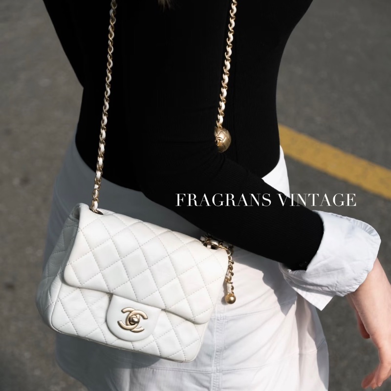 CHANEL 白金金球方胖子肩背斜背包17*13*7.5 98新配件塵袋保卡-0