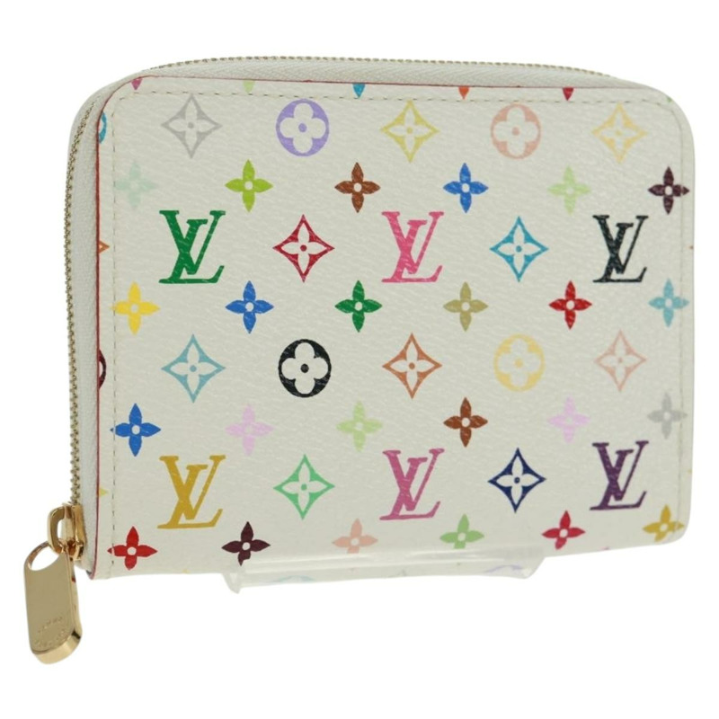 【日本直送】路易威登 Monogram Multicolor Zippy 零錢包 白色 M93741 正品 166044M-0