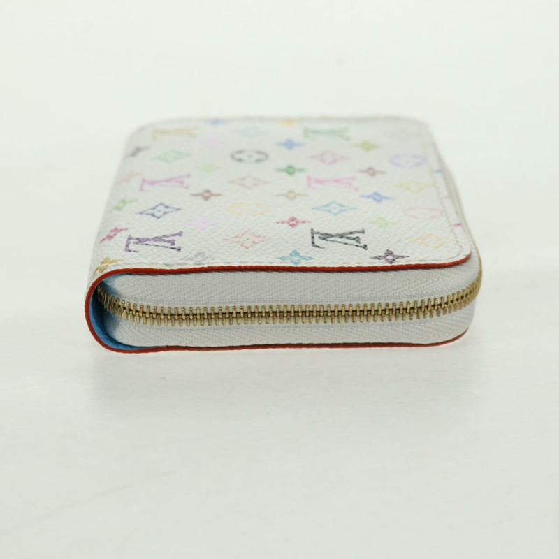 【日本直送】路易威登 Monogram Multicolor Zippy 零錢包 白色 M93741 正品 166044M-3