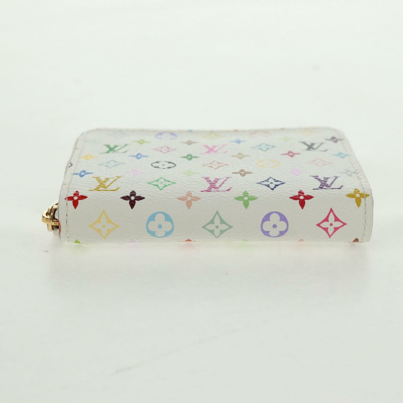 【日本直送】路易威登 Monogram Multicolor Zippy 零錢包 白色 M93741 正品 166044M-5