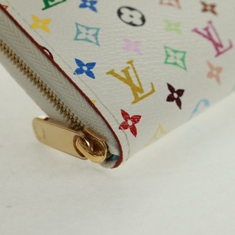 【日本直送】路易威登 Monogram Multicolor Zippy 零錢包 白色 M93741 正品 166044M-6