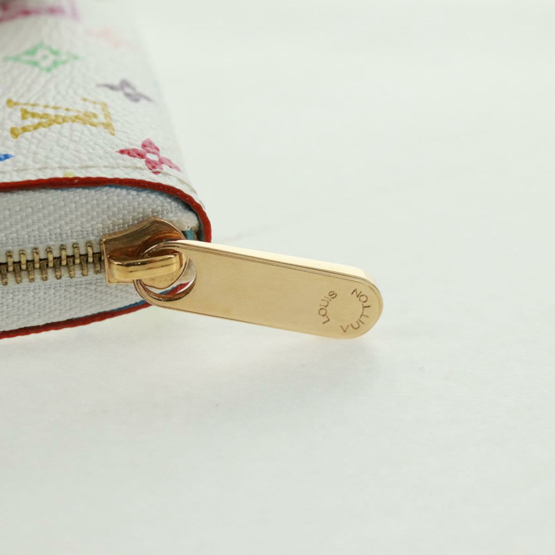 【日本直送】路易威登 Monogram Multicolor Zippy 零錢包 白色 M93741 正品 166044M-7