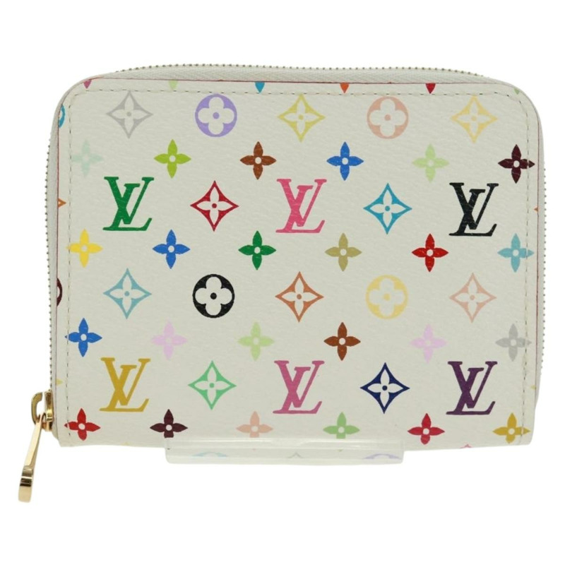 【日本直送】路易威登 Monogram Multicolor Zippy 零錢包 白色 M93741 正品 166044M-12