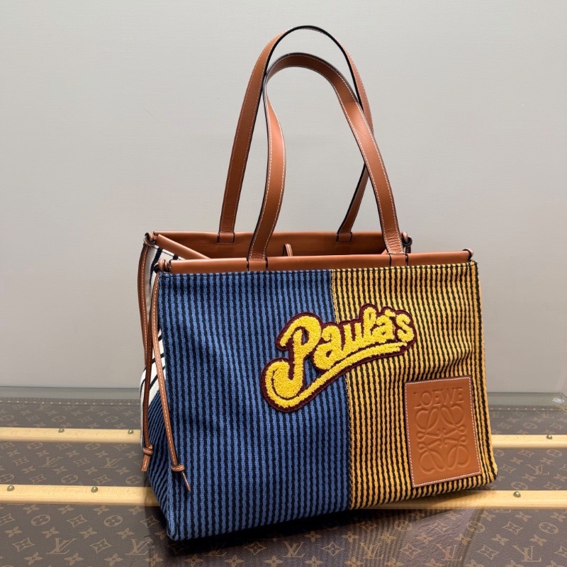 LOEWE 夏季限定 paula's聯名大號托特包38*28*29 98新配件塵袋-2