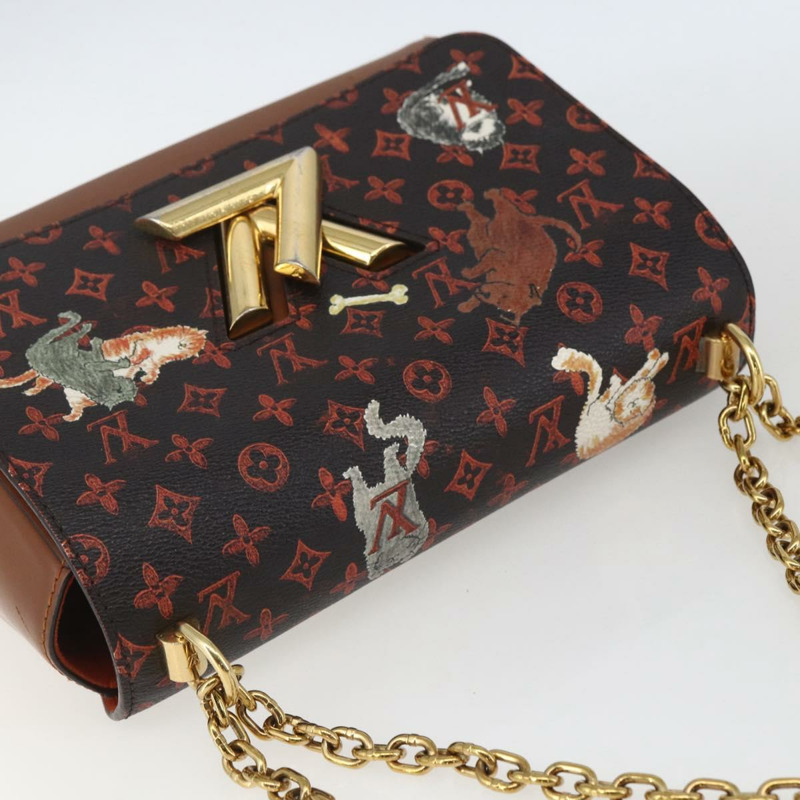 【日本直送】路易威登 Catgram Sack Twist MM 肩背包 酒紅色 M44408 LV 正品 161561SAV-5