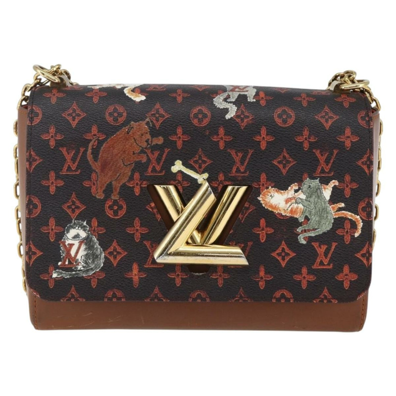 【日本直送】路易威登 Catgram Sack Twist MM 肩背包 酒紅色 M44408 LV 正品 161561SAV-12