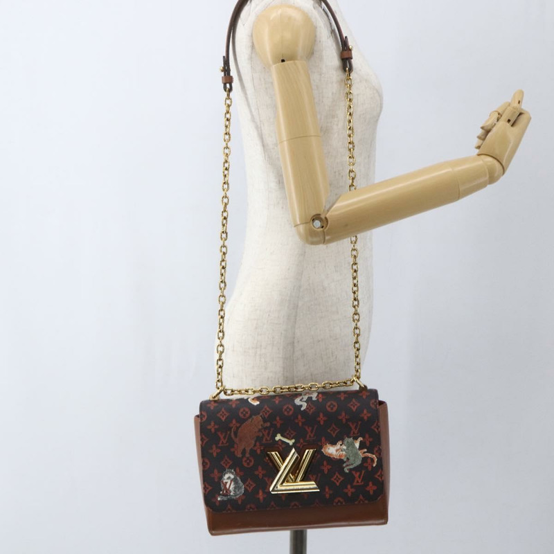 【日本直送】路易威登 Catgram Sack Twist MM 肩背包 酒紅色 M44408 LV 正品 161561SAV-22