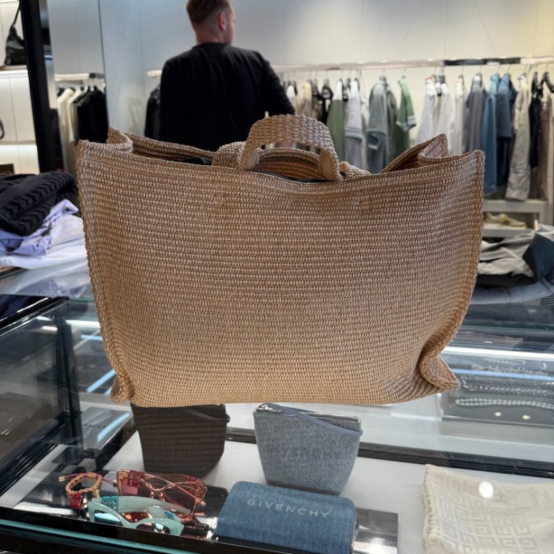 🎊新年特賣🧧Givenchy 中款 G-Tote 拉菲草風格托特包 米色-6