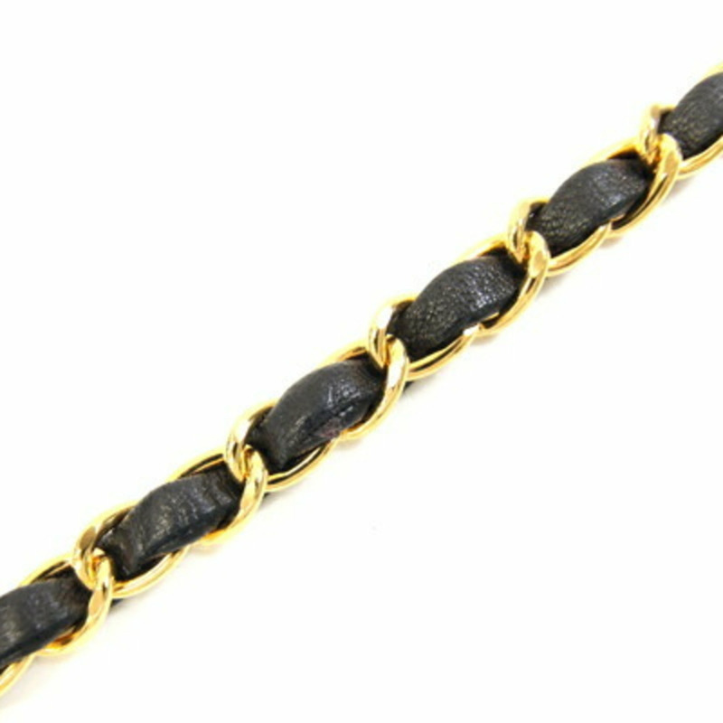 香奈兒 Matelasse 單肩包，黑色羊皮，單蓋，鏈條肩帶，菱格紋，全 Coco 標誌，女士款-6