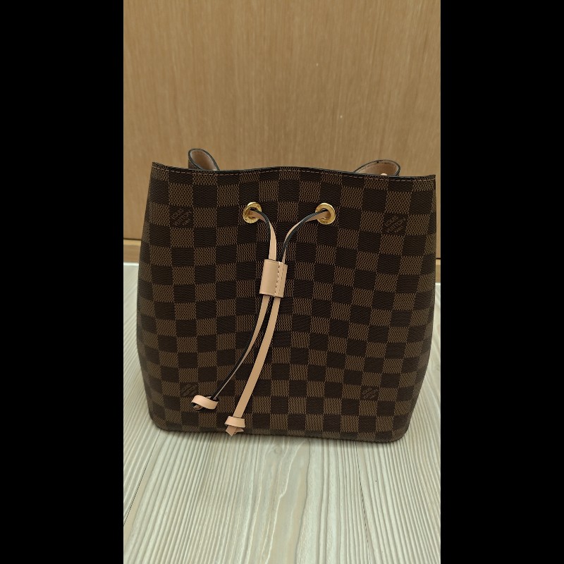 Louis Vuitton NEONOE棋盤格 粉紅色-12