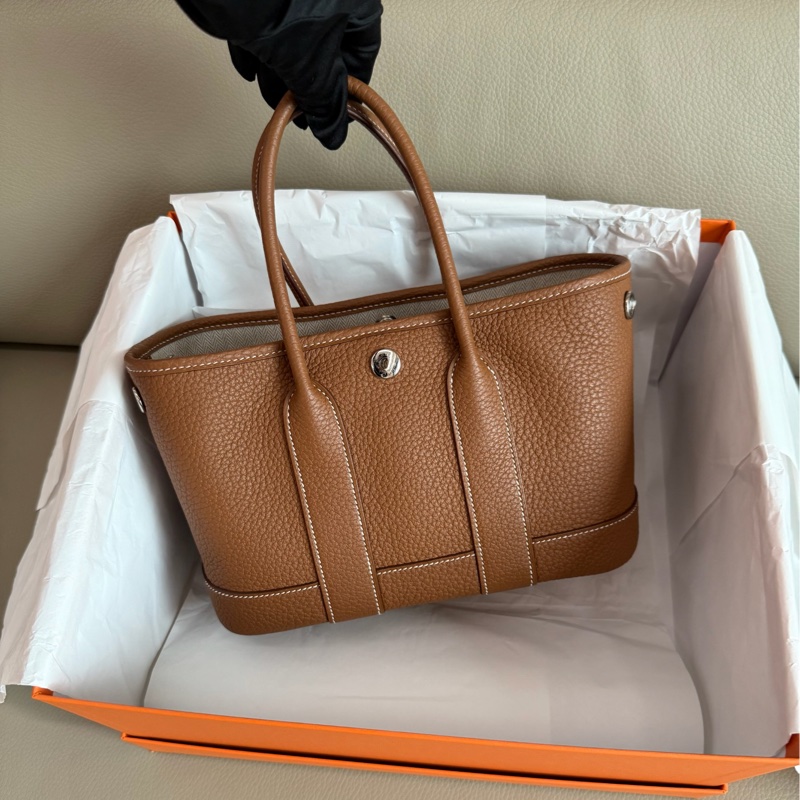 「M.Y精品」hermes 🐎 mini garden party mini gp 金棕 K 刻-10
