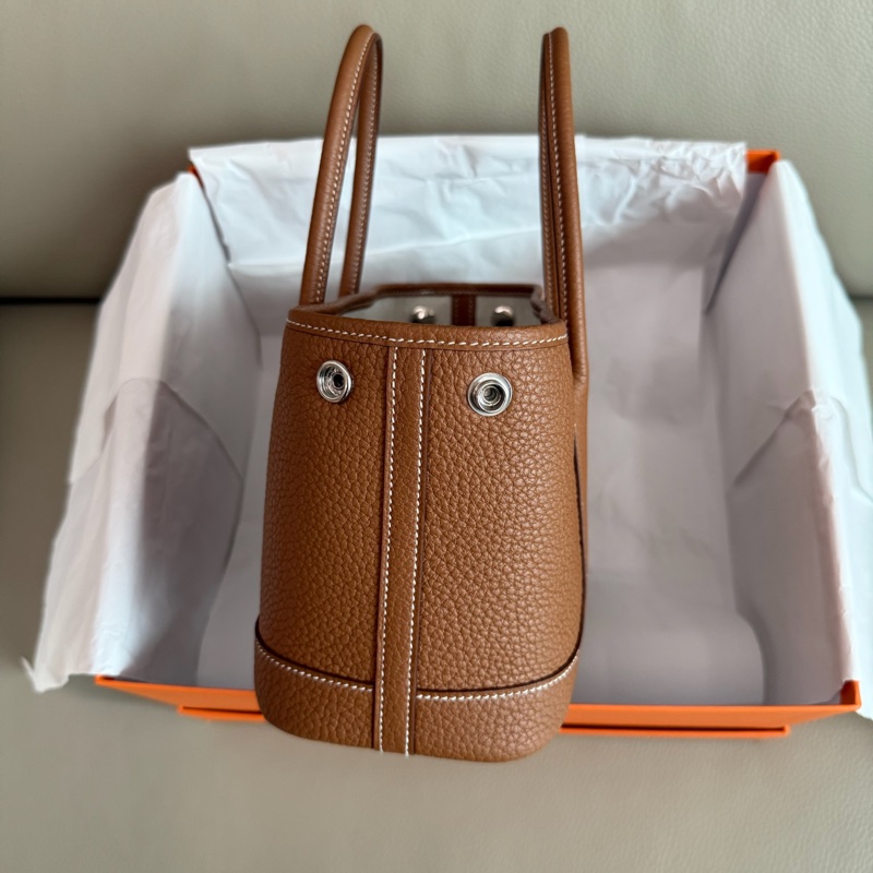 「M.Y精品」hermes 🐎 mini garden party mini gp 金棕 K 刻-13