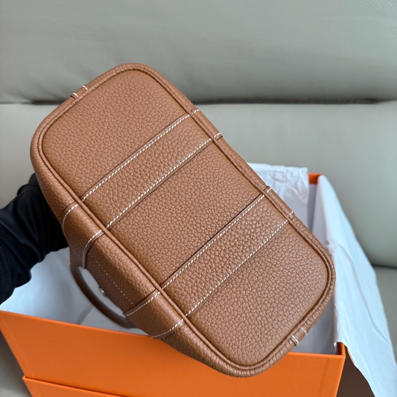 「M.Y精品」hermes 🐎 mini garden party mini gp 金棕 K 刻-19