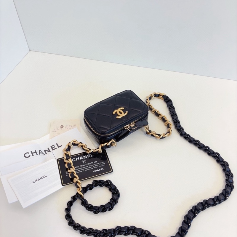 Chanel 香奈兒22s 黑金相機-4