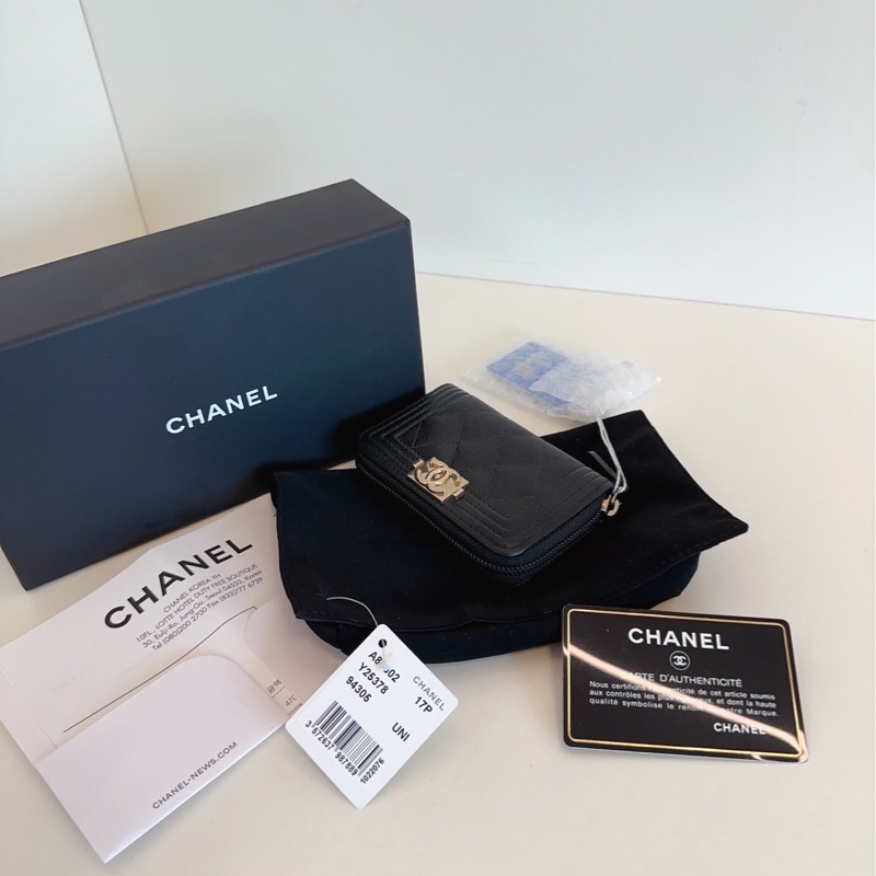 Chanel 香奈兒 leboy 黑金-3