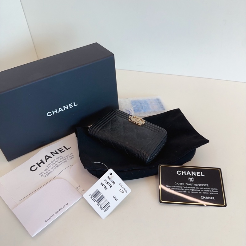 Chanel 香奈兒 leboy 黑金-5