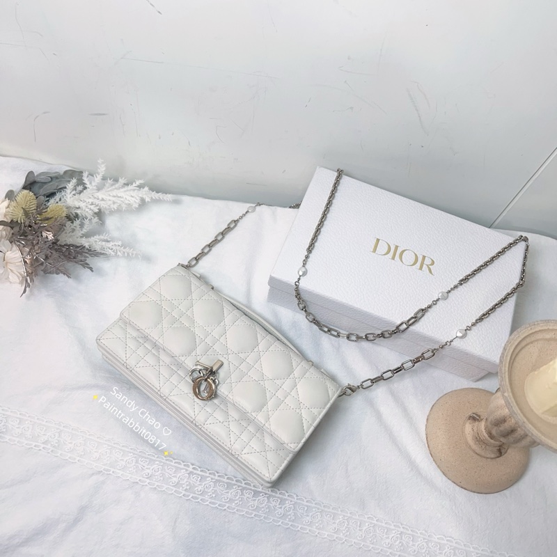 ෆ Dior Miss Dior Woc珍珠鏈條包-3