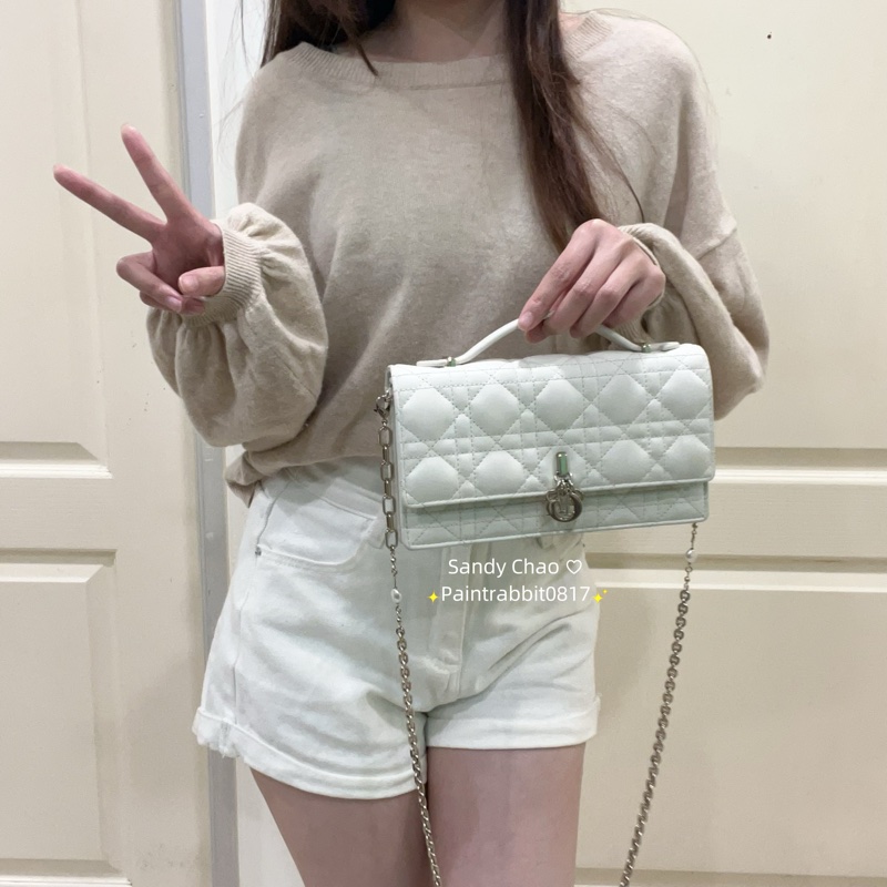 ෆ Dior Miss Dior Woc珍珠鏈條包-6