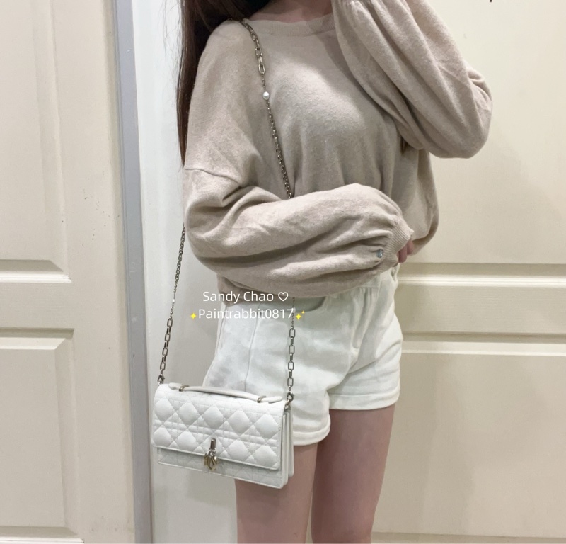 ෆ Dior Miss Dior Woc珍珠鏈條包-8