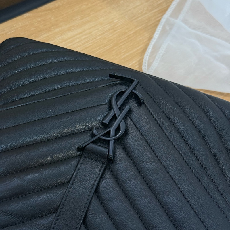YSL COLLEGE 黑釦學院包-2