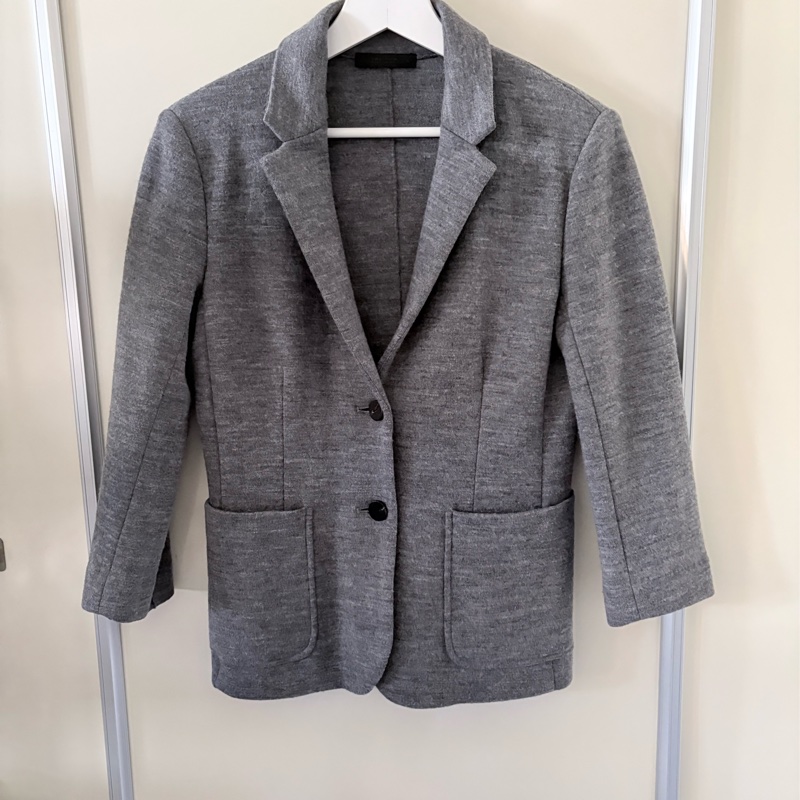 The Row school boy 7分袖毛料西裝-0