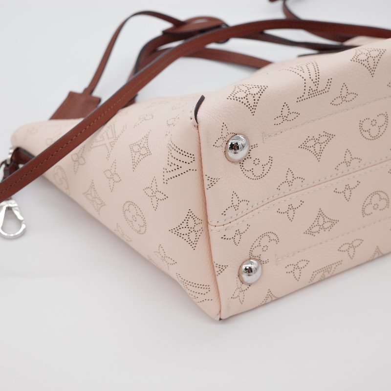 Louis Vuitton路易威登 Mahina Hina PM 經典老花 牛皮 肩背包 托特包 子母包-11