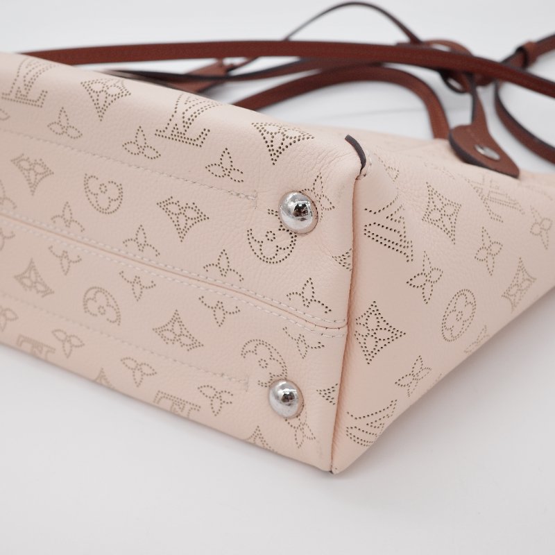 Louis Vuitton路易威登 Mahina Hina PM 經典老花 牛皮 肩背包 托特包 子母包-12