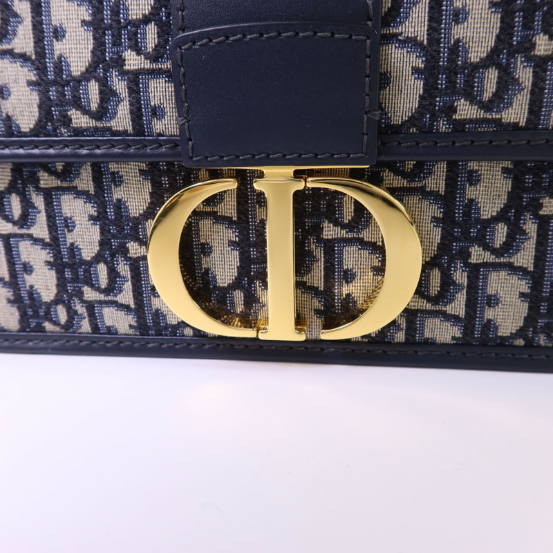 Dior 帆布Montaigne 30金扣肩背袋-10