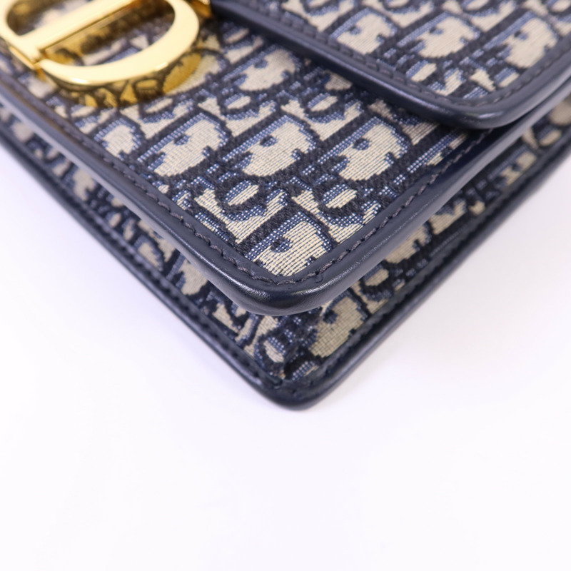Dior 帆布Montaigne 30金扣肩背袋-12