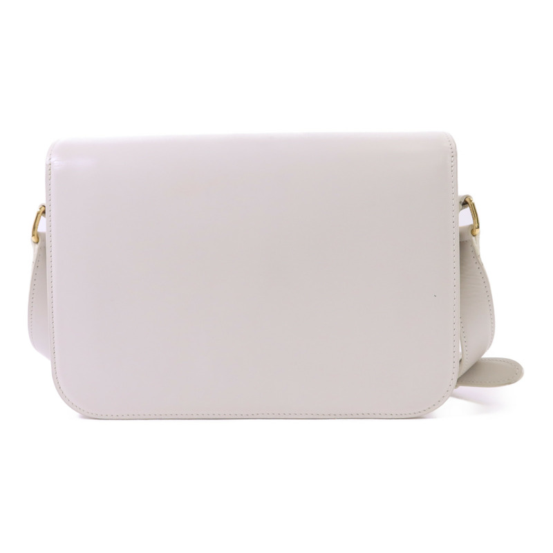 CELINE 牛皮皮革Teen Triomphe金扣肩背袋-1