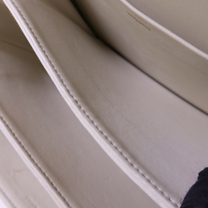 CELINE 牛皮皮革Teen Triomphe金扣肩背袋-19