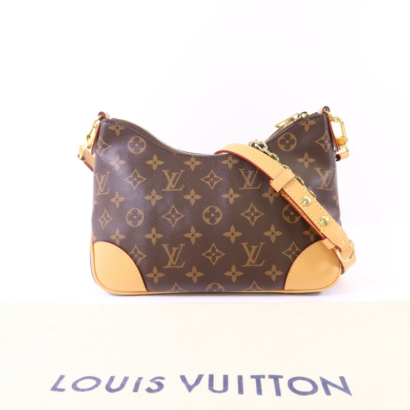 LOUIS VUITTON Monogram Boulogne PM金扣手挽肩背兩用袋-14