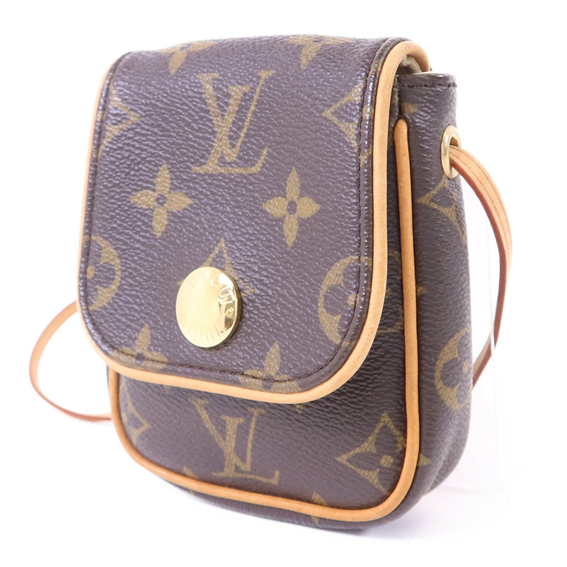 LOUIS VUITTON Monogram Pochette Cancun金扣肩背袋-2