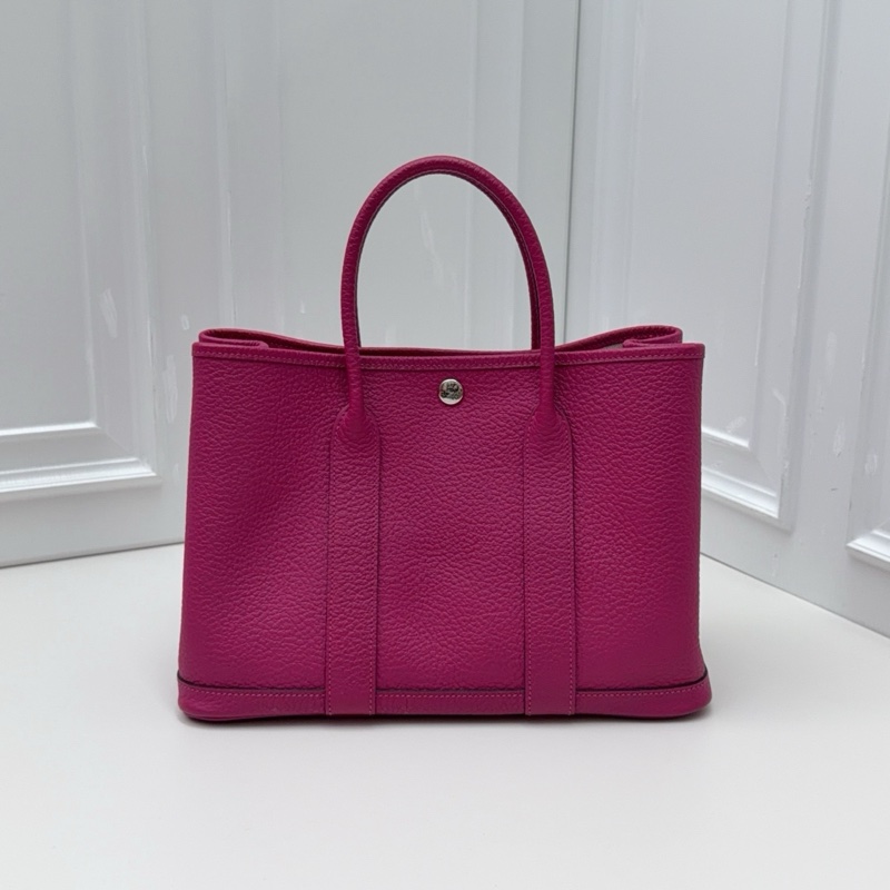 愛馬仕Hermes花園30手拎包，玫瑰紫色-0