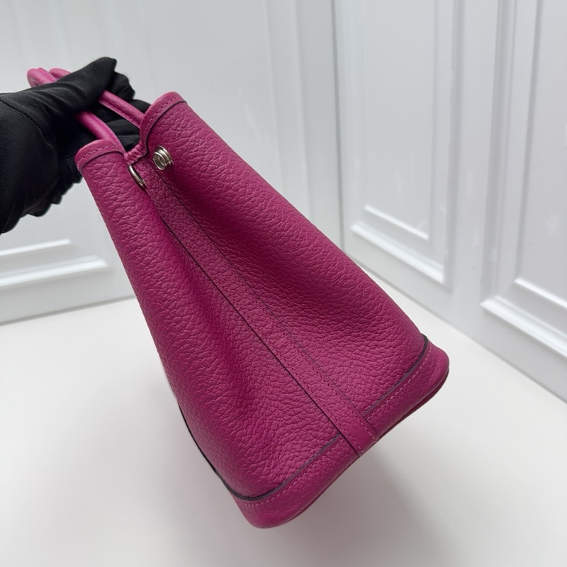 愛馬仕Hermes花園30手拎包，玫瑰紫色-3