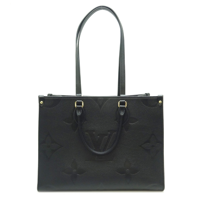 路易威登 On the Go MM 單肩包 M45595 Monogram Empreinte Noir（黑色）男女款-1