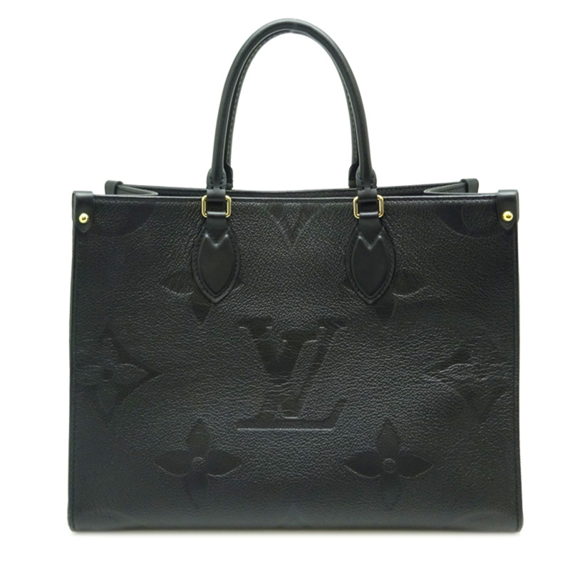 路易威登 On the Go MM 單肩包 M45595 Monogram Empreinte Noir（黑色）男女款-2