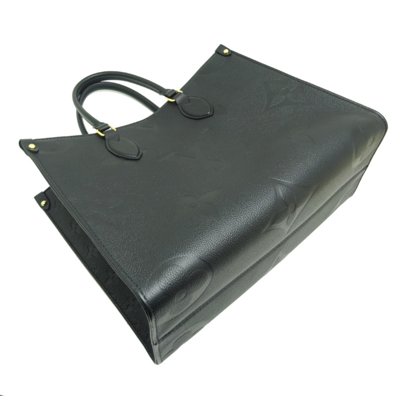 路易威登 On the Go MM 單肩包 M45595 Monogram Empreinte Noir（黑色）男女款-3