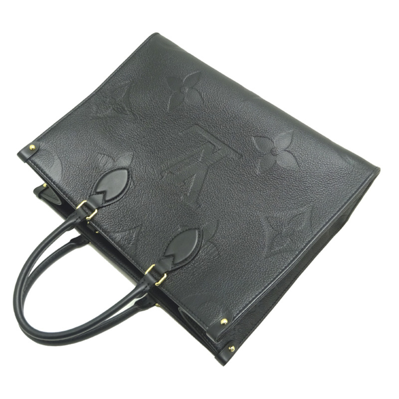 路易威登 On the Go MM 單肩包 M45595 Monogram Empreinte Noir（黑色）男女款-4