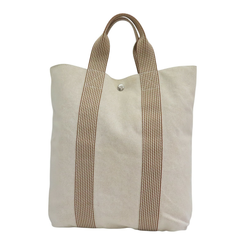 米色 帆布 New Fourre Tout Cabas 托特包【HERMES 愛馬仕】-1
