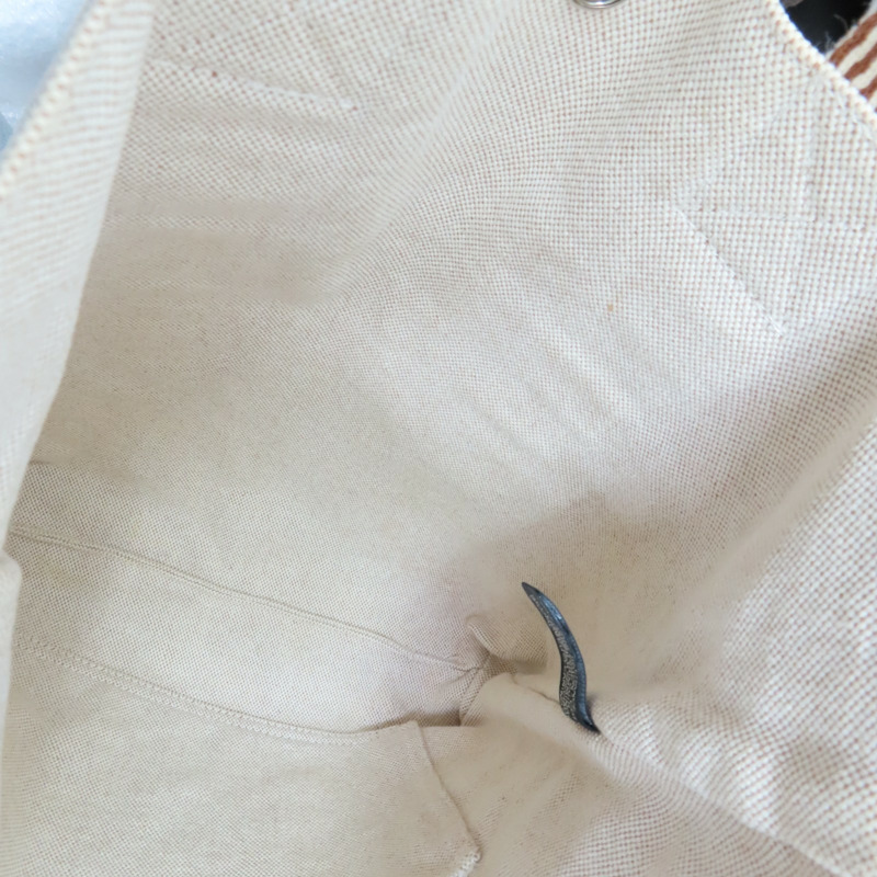 米色 帆布 New Fourre Tout Cabas 托特包【HERMES 愛馬仕】-4