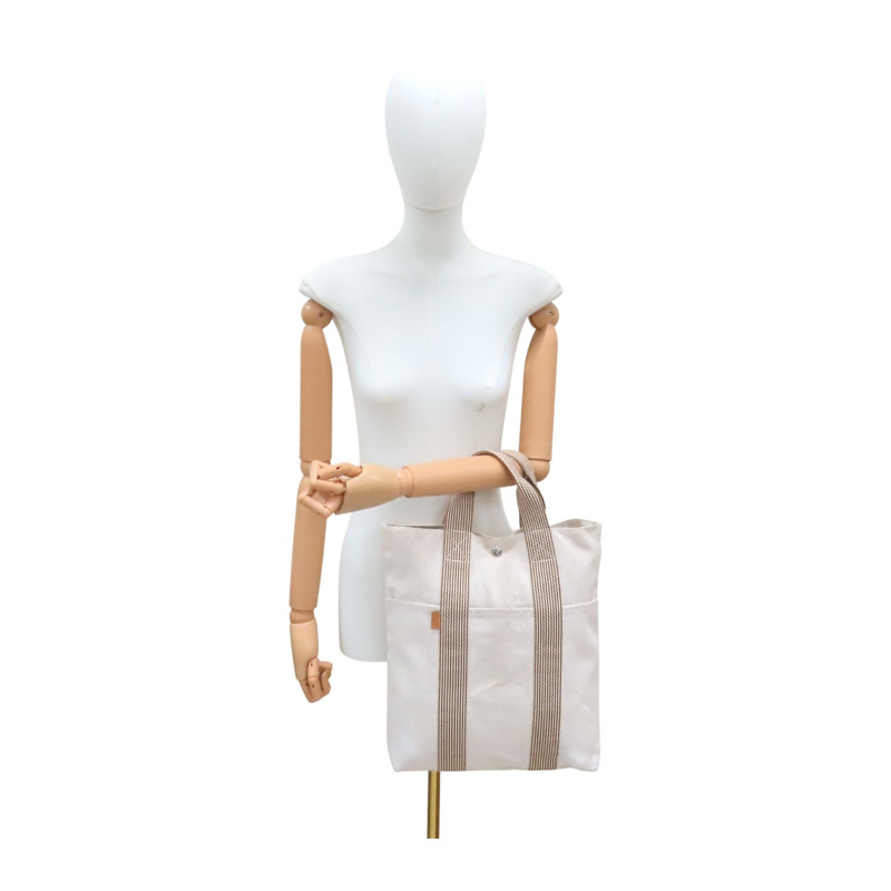 米色 帆布 New Fourre Tout Cabas 托特包【HERMES 愛馬仕】-11