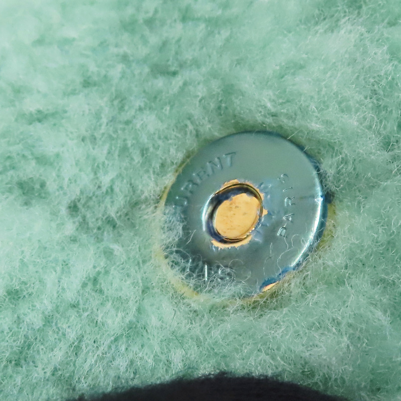 綠色 羊毛 羊皮 LouLou Puffer 肩背包【SAINT LAURENT YSL 聖羅蘭】 577476-17