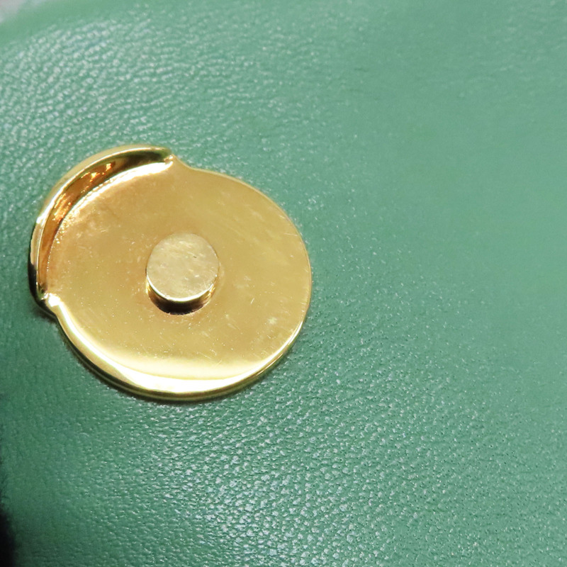 綠色 羊毛 羊皮 LouLou Puffer 肩背包【SAINT LAURENT YSL 聖羅蘭】 577476-18