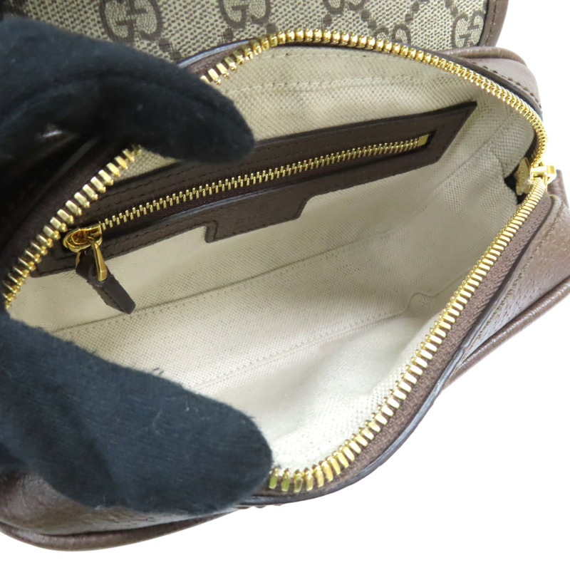 烏木色 GG Supreme帆布 Ophidia 肩背包【GUCCI 古馳】 772239-4