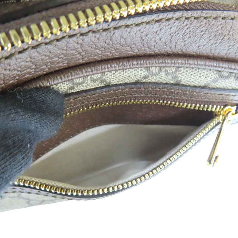 烏木色 GG Supreme帆布 Ophidia 肩背包【GUCCI 古馳】 772239-7