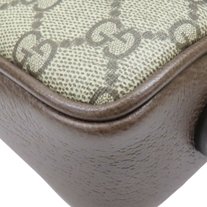 烏木色 GG Supreme帆布 Ophidia 肩背包【GUCCI 古馳】 772239-12